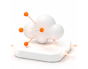 AI-Assisted Forecasting — cloud connected to network nodes