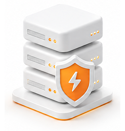 Warranty-safe BESS dispatch — protected server stack with shield