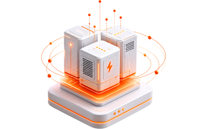 BESS Digital Twin — battery storage units with live charge and dispatch overlays