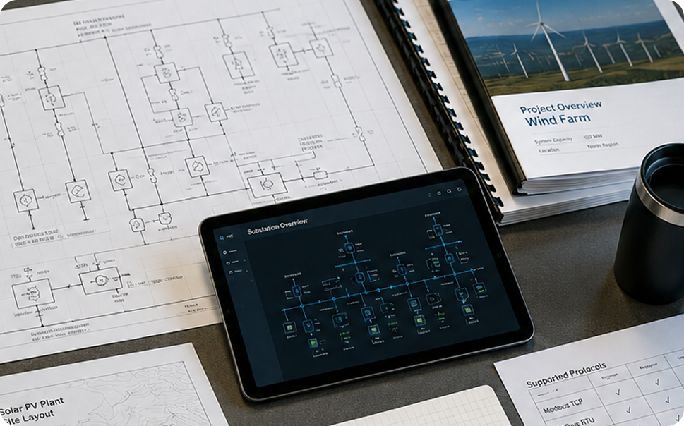 Solvyn X protocol support and domain templates across energy infrastructure